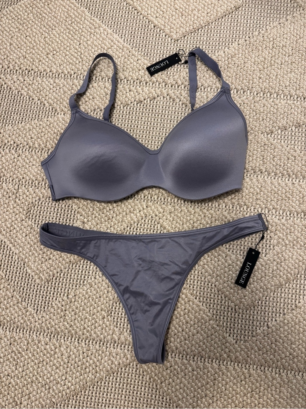 Lounge Bra and Thong Set